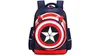 INNHOME Kids Backpack Captain America Waterproof Comic School Bag for Boys