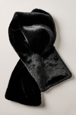 By Anthropologie Faux Fur Scarf