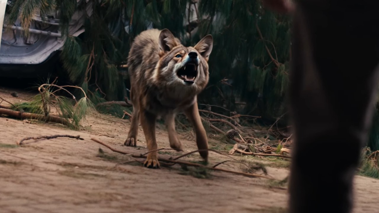 A coyote barking in Coyotes