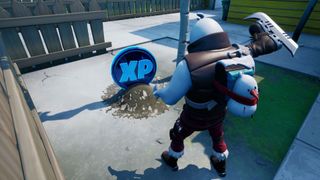 Fortnite buried Blue Coin in Retail Row location