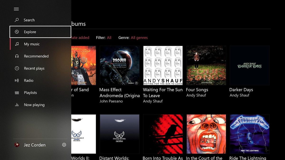 Elements of Microsoft&amp;#39;s Fluent Design come to Groove Music on Xbox One