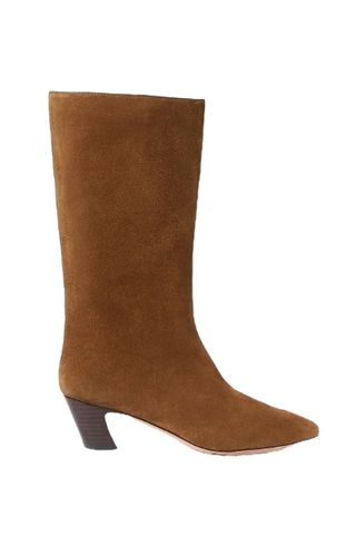 Cleo Cacao Suede Mid-Calf Boot