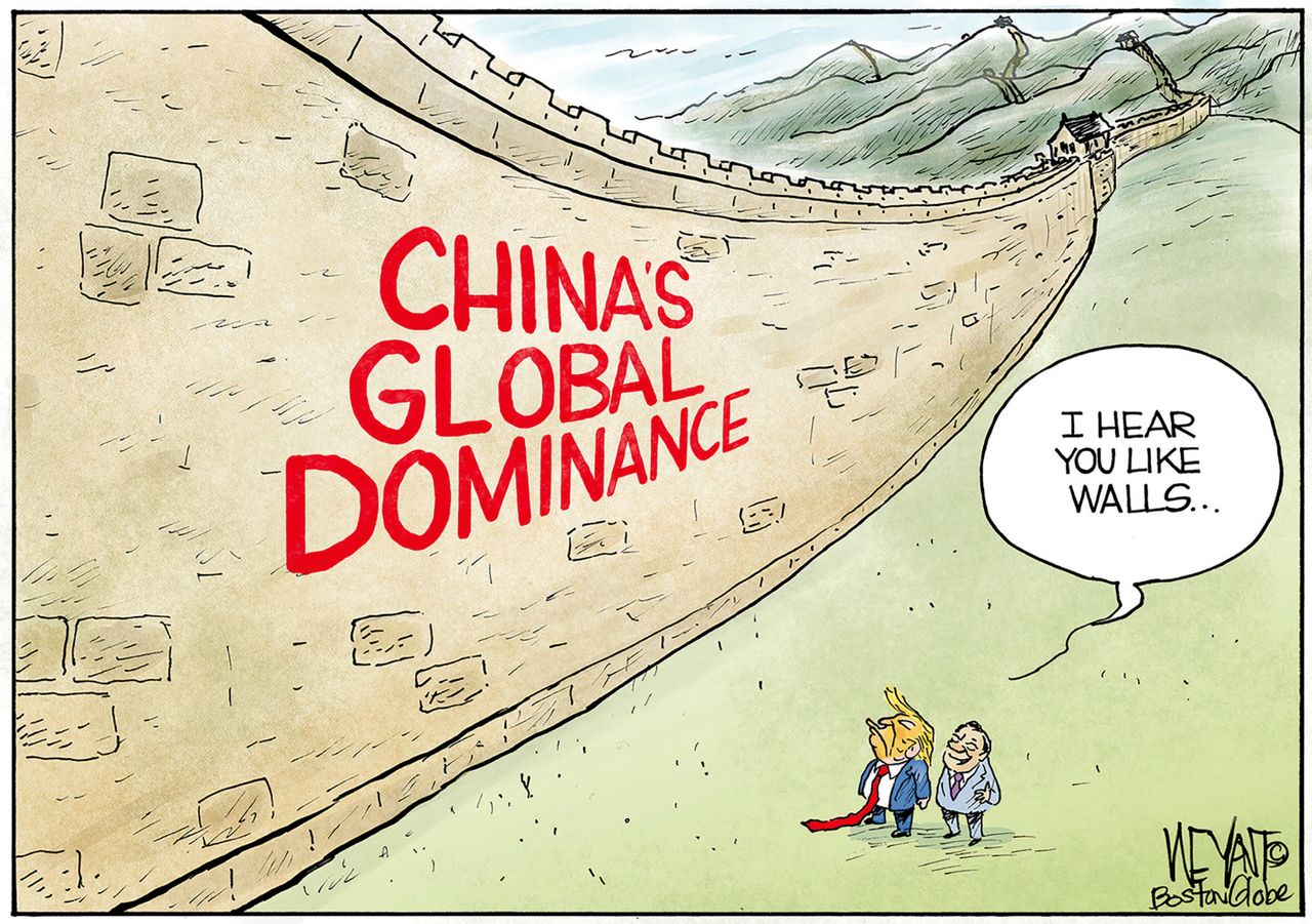 Political cartoon