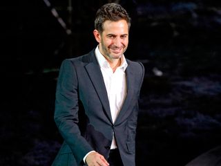 Marc Jacobs at his final Louis Vuitton show in Paris