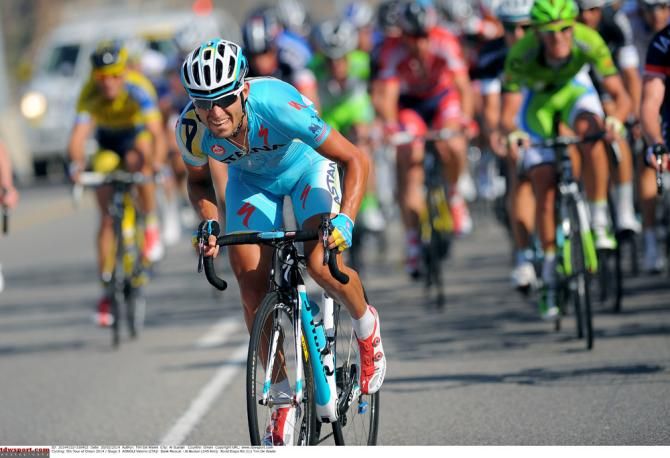 Valerio Agnoli (Astana) on the attack