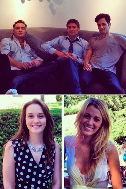 Blake Lively & Leighton Meester film Gossip Girl Season 6