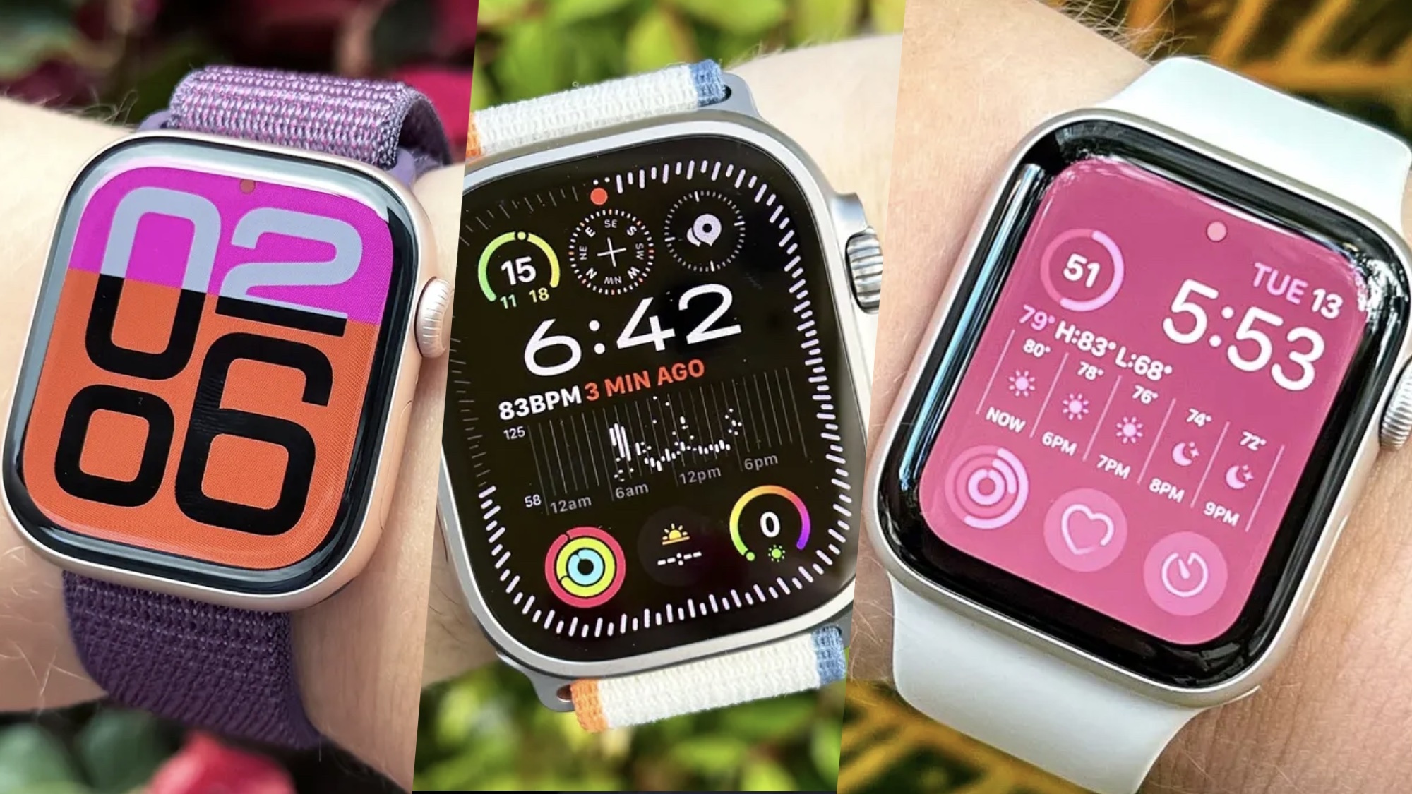Apple Watch Series 10, Apple Watch Ultra 2 and Apple Watch SE 2022