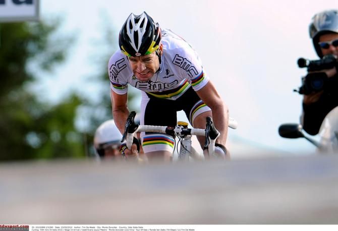 Monte Zoncolan proving to be just a tough as ever as Cadel Evans closes in on the finishline