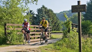 Hire at bike and ride the Great Allegheny Passage