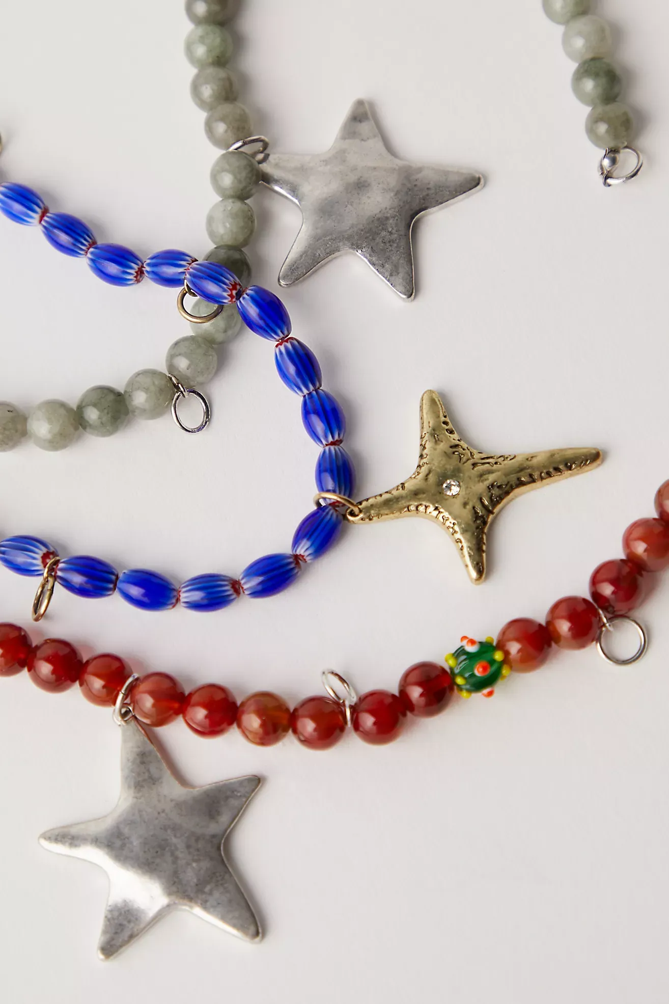 Beaded Necklace Bag Charm
