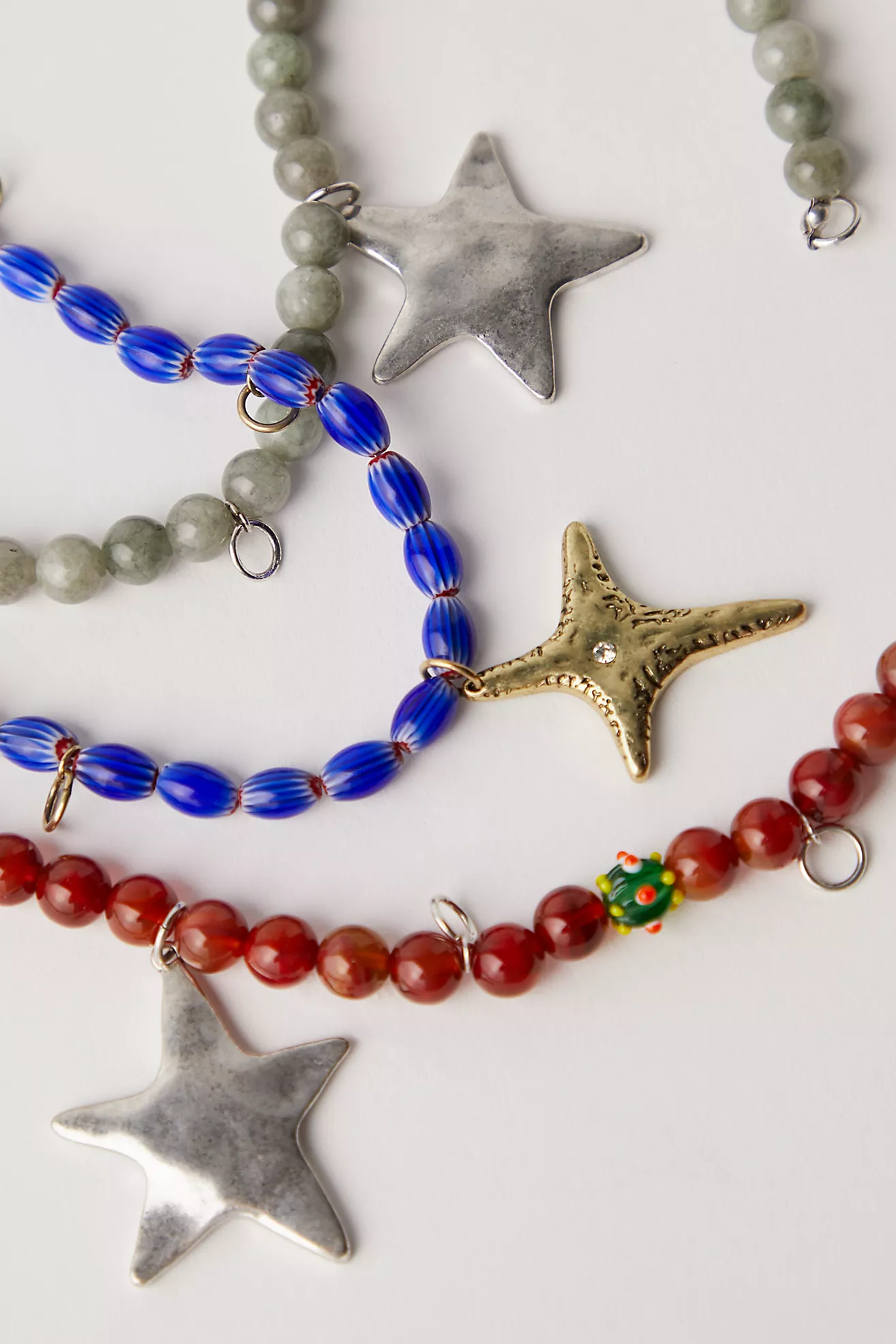 Beaded Necklace Bag Charm