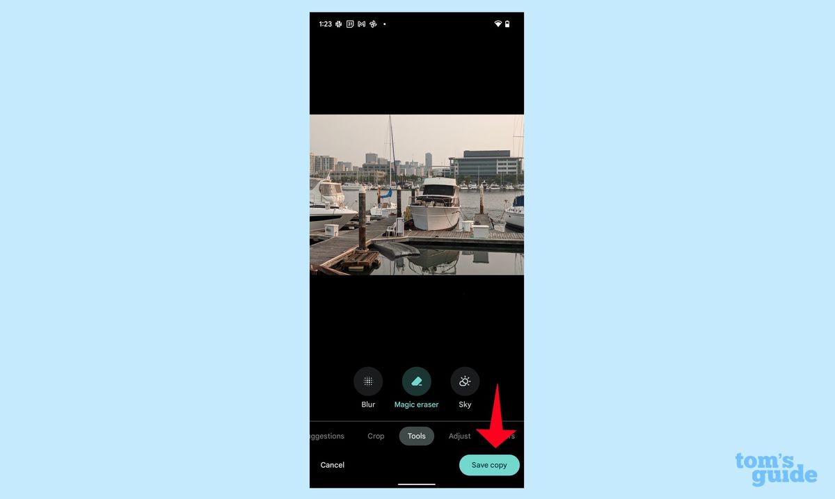 How to use the Pixel 6a’s Magic Eraser — one of its best features Tom