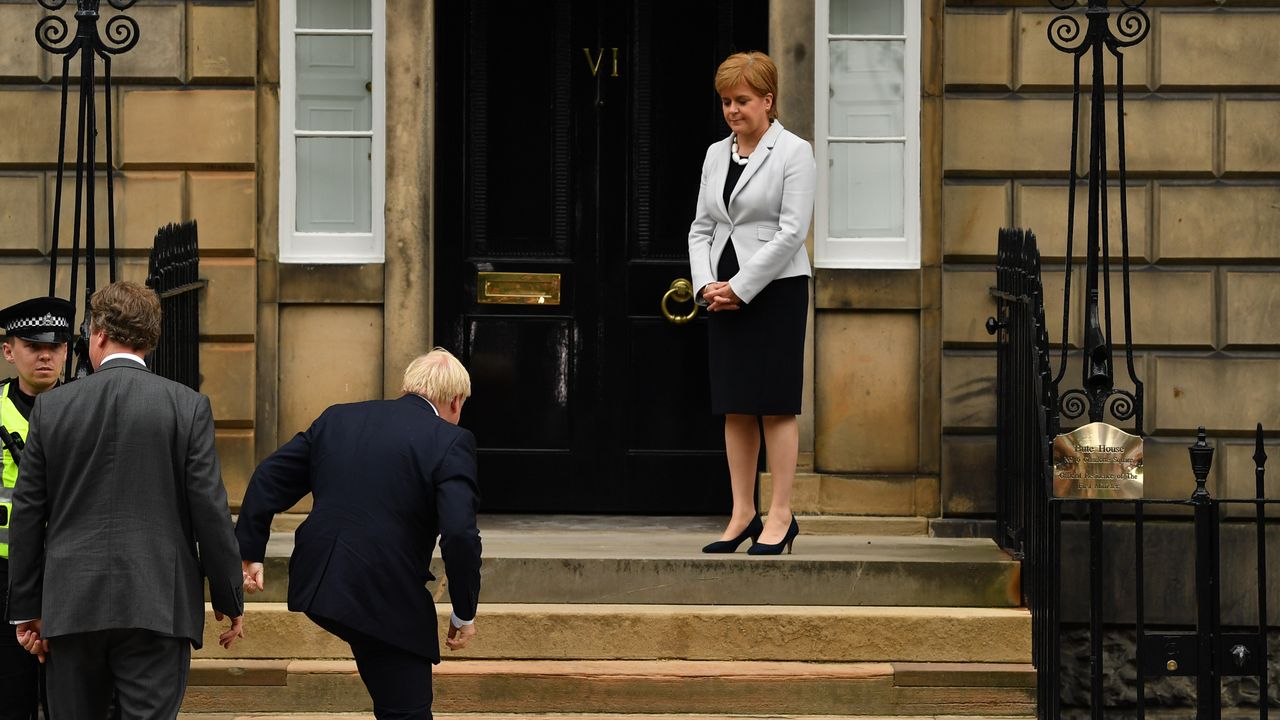 Nicola Sturgeon Boris Johnson