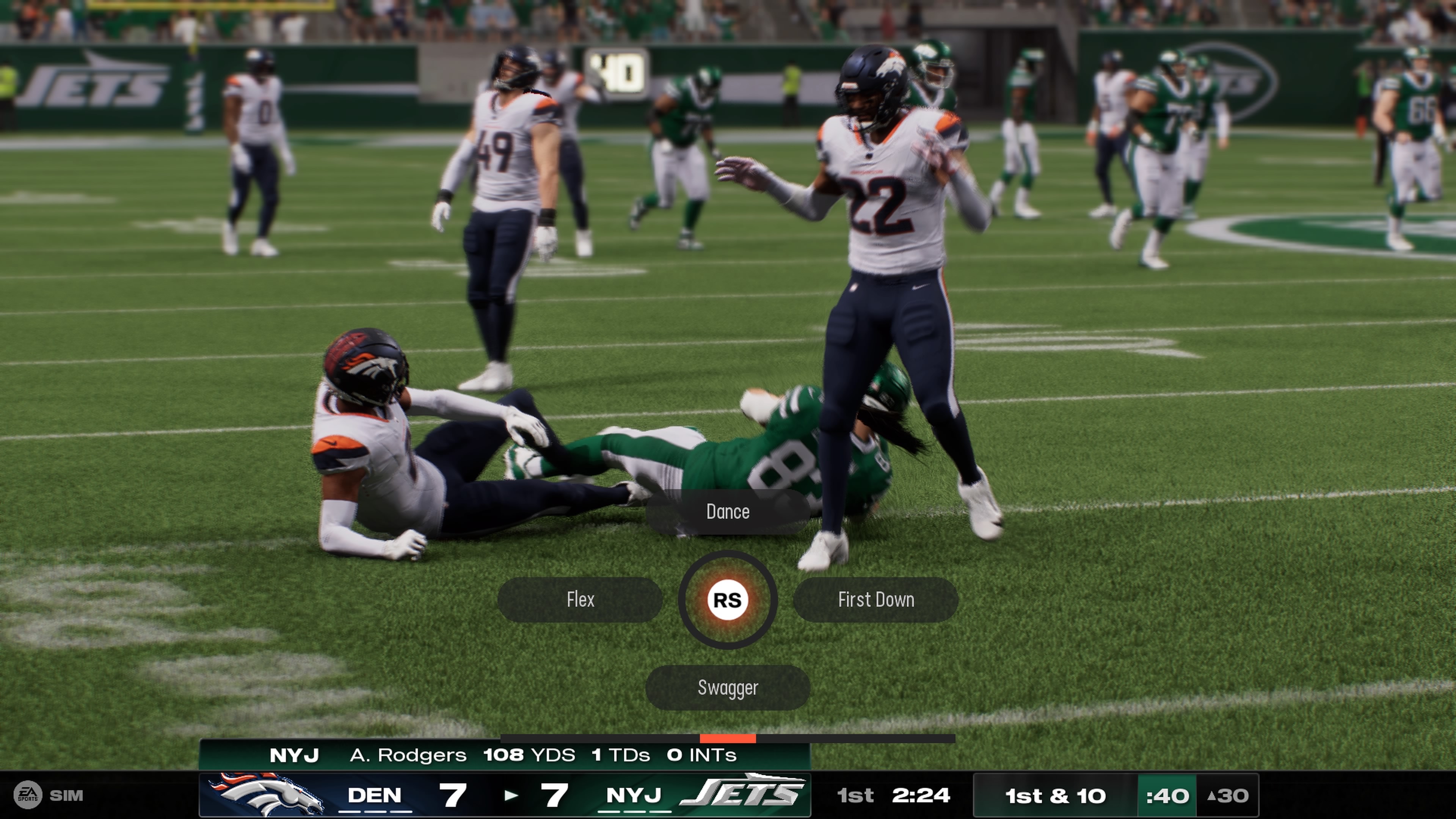 Madden 25 celebrations list with all the new signature moves