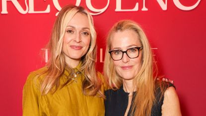 Fearne Cotton and Gillian Anderson attend Westfield London's 'Feel The Frequency' Launch Night at The Village, Westfield London, on March 24, 2026 in London, England