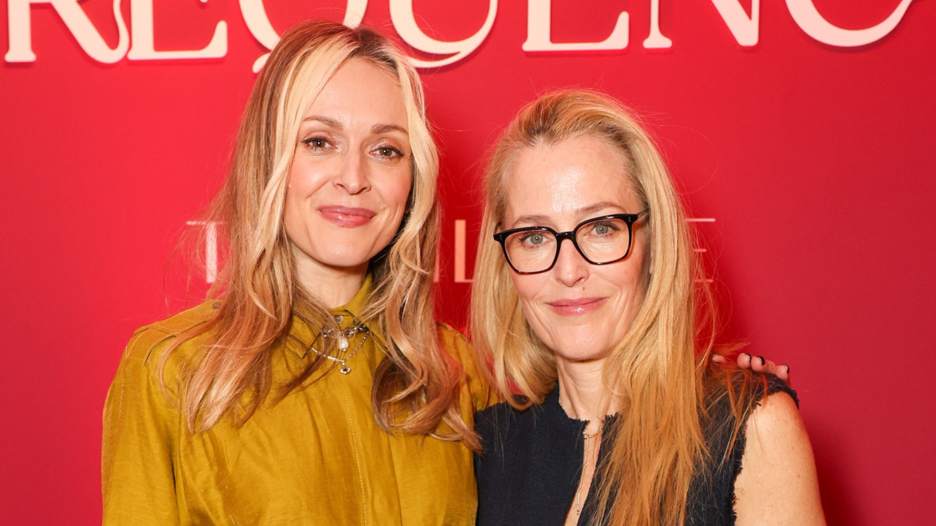 Fearne Cotton and Gillian Anderson attend Westfield London's 'Feel The Frequency' Launch Night at The Village, Westfield London, on March 24, 2026 in London, England