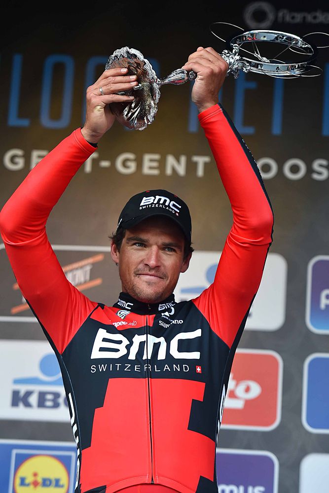 Greg Van Avermaet (BMC) gets a deserved victory at Omloop Het Nieuwsblad