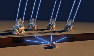 The ESPRESSO instrument on the European Southern Observatory's Very Large Telescope (VLT) in Chile successfully combined light from four 8.2-meter unit telescopes for the first time, making VLT the optical telescope with the largest collecting area in the world.