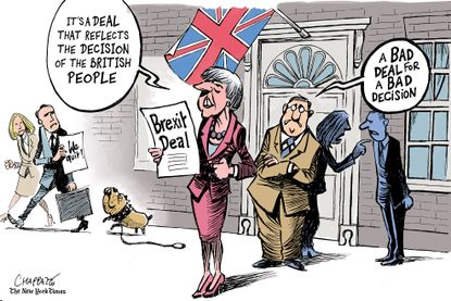 World Theresa May United Kingdom Brexit crisis bad decision