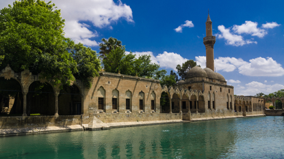 A view of Holy Lake in Urfa, Turkey