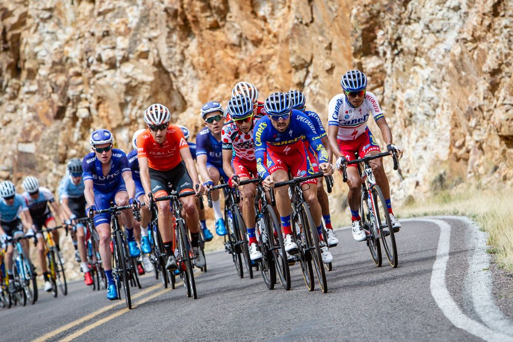 Canel's leads the pack early on during stage 5 at Tour of the Gila