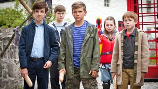 Kit as Archie Beckles (on right) in Rocket's Island.