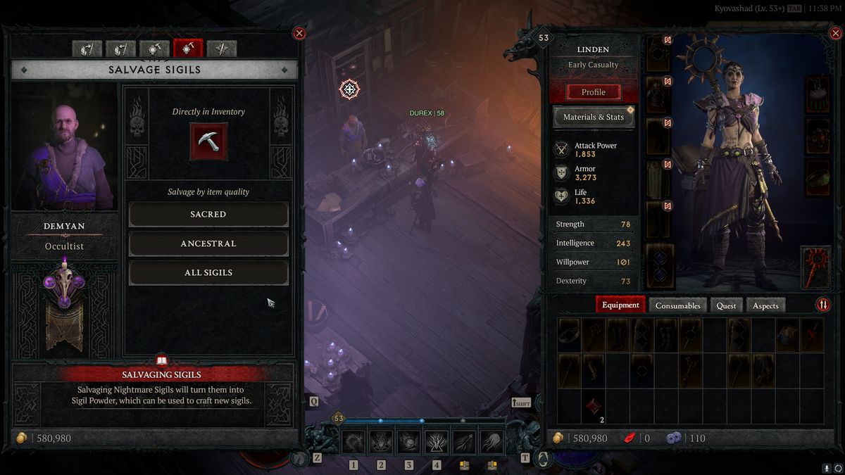 Diablo 4 Nightmare Sigils