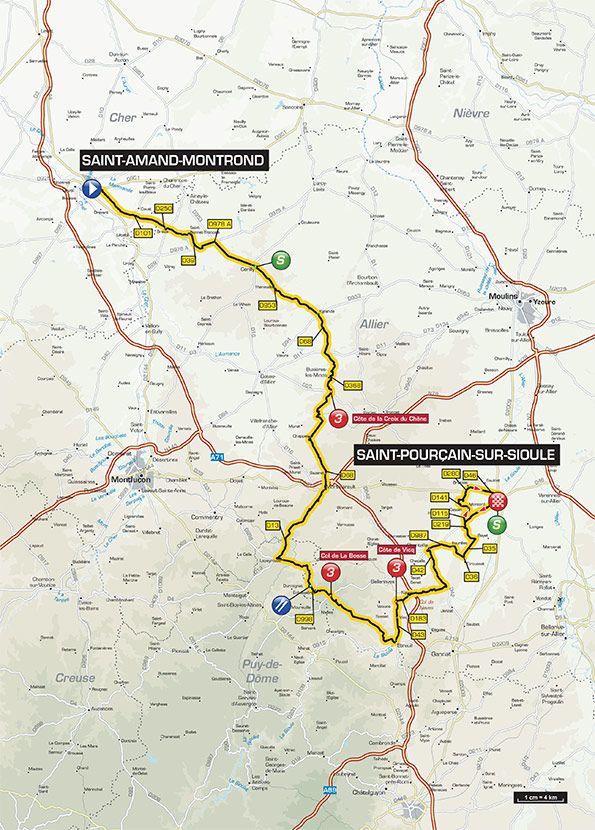 Paris - Nice - Stage 3 Map