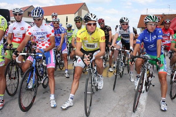 Jakob Fuglsang ready to start the final stage.