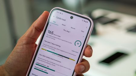 Fitbit Cardio Load overview in Fitbit app on Pixel 9