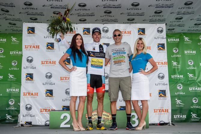 Jure Kocjan (Smartstop) takes over the sprint jersey.