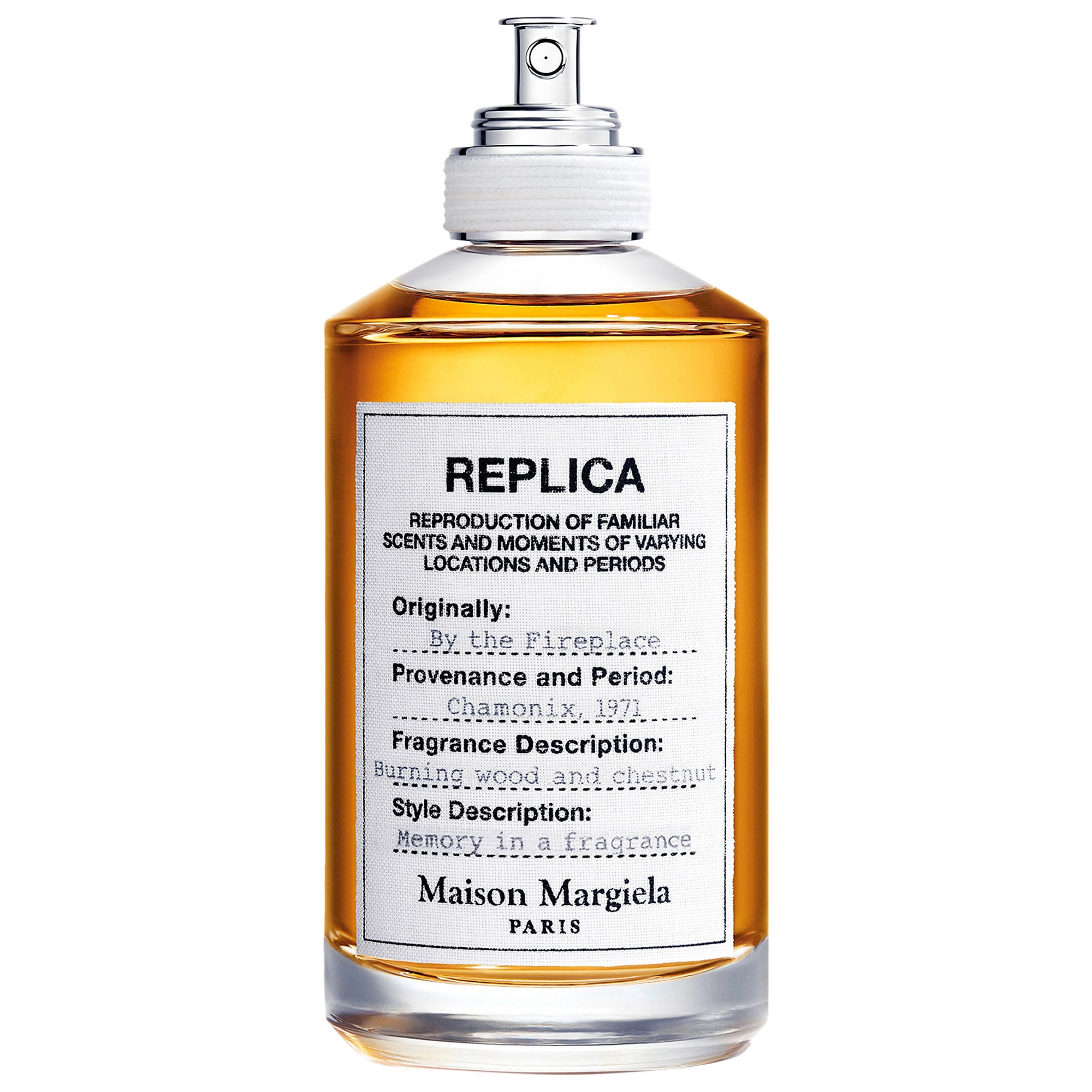 &amp;lsquo;replica' by the Fireplace Eau De Toilette With Chestnut, Vanilla, and Clove Oil