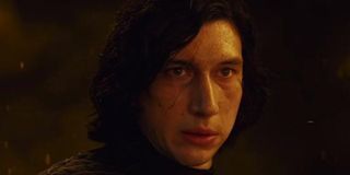 Adam Driver as Kylo Ren in Star Wars: The Last jedi