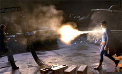 Gwin's bullets bounce off.