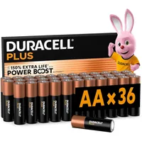 Duracell Plus AA Batteries (36 Pack)
