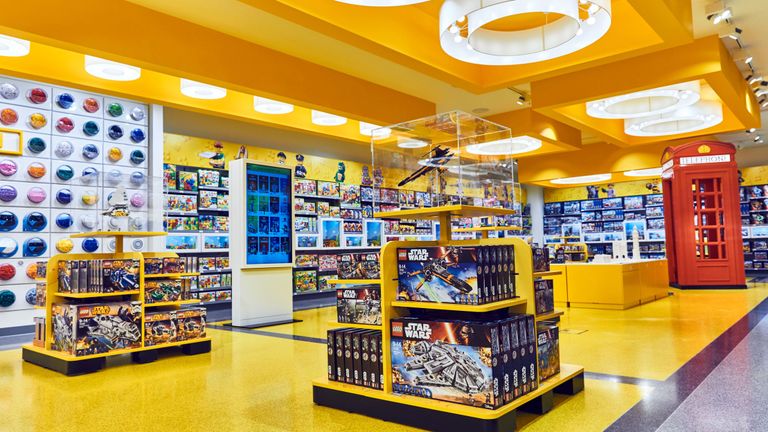 Best Lego deals 2021, image shows a Lego retail store