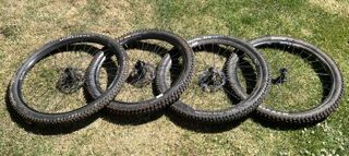 MTB tire and wheel spread