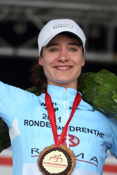 Marianne Vos (Nederland Bloeit) was pleased to win her first Dutch World Cup in Hoogeveen