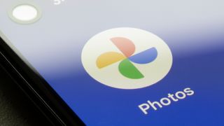 Google Photos app on a smartphone screen