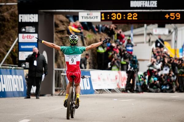 Marco Fontana (Cannondale Factory Racing) finishes in third