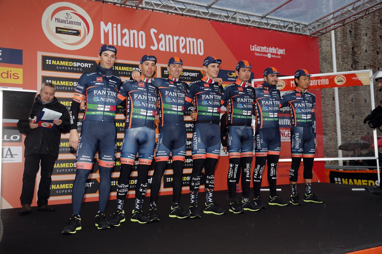 The Nippo-Vini Fantini team, another Italian outfit