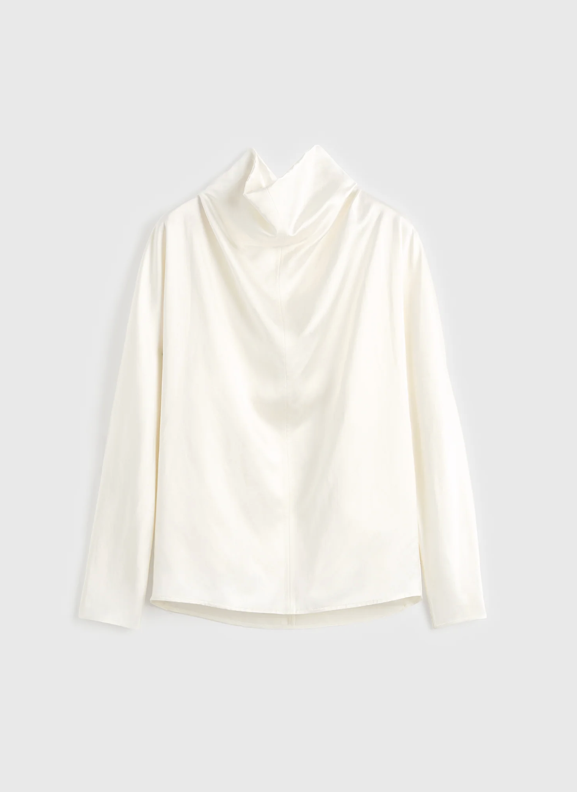 Cowl Neck Blouse White - 30