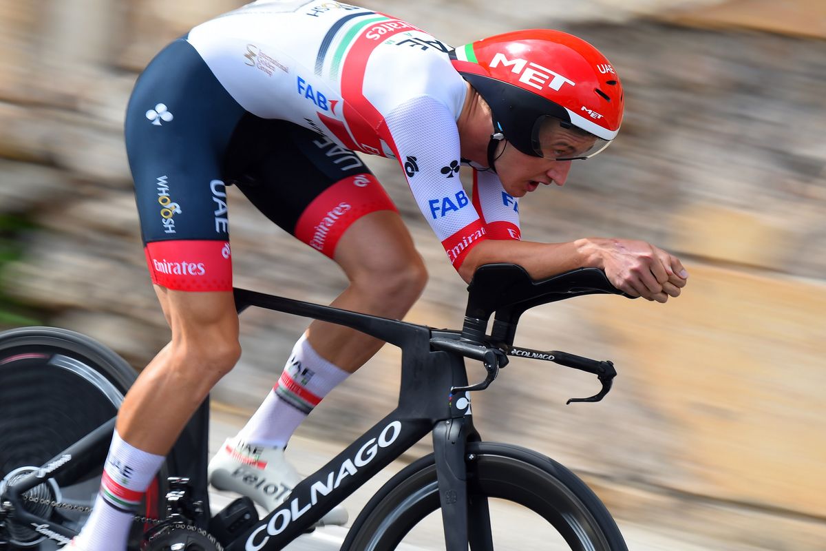 Giro d'Italia 2020 - 103th Edition - 1st stage Monreale - Palermo 15,1&Acirc;&nbsp;km - 03/10/2020 - Mikkel Bjerg (DEN - UAE - Team Emirates) - photo Dario Belingheri/BettiniPhoto&Acirc;&copy;2020