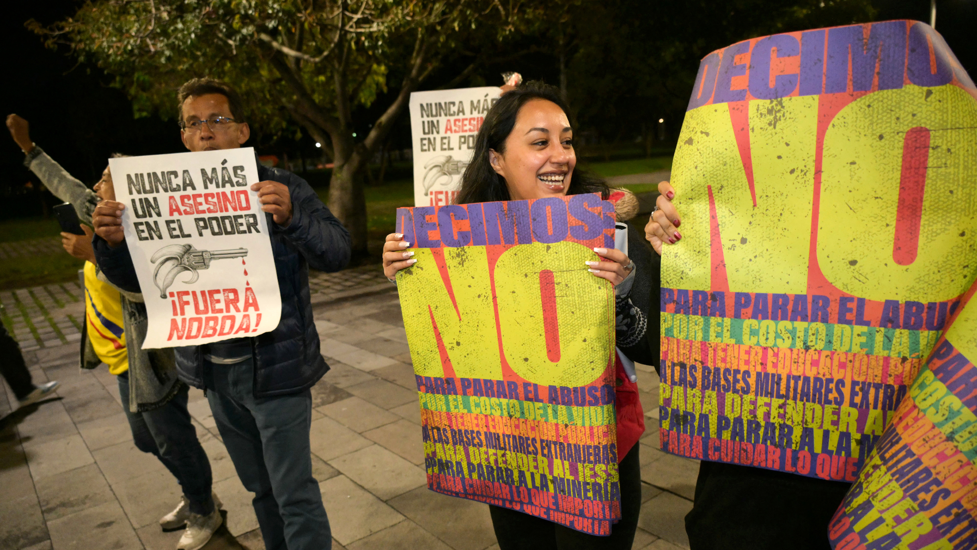 Ecuadoreans celebrate defeat of proposed U.S. base and other ballot measures
