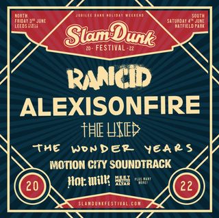 A poster for Slam Dunk Festival 2022