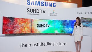 All SUHD TVs use quantum dot filters.