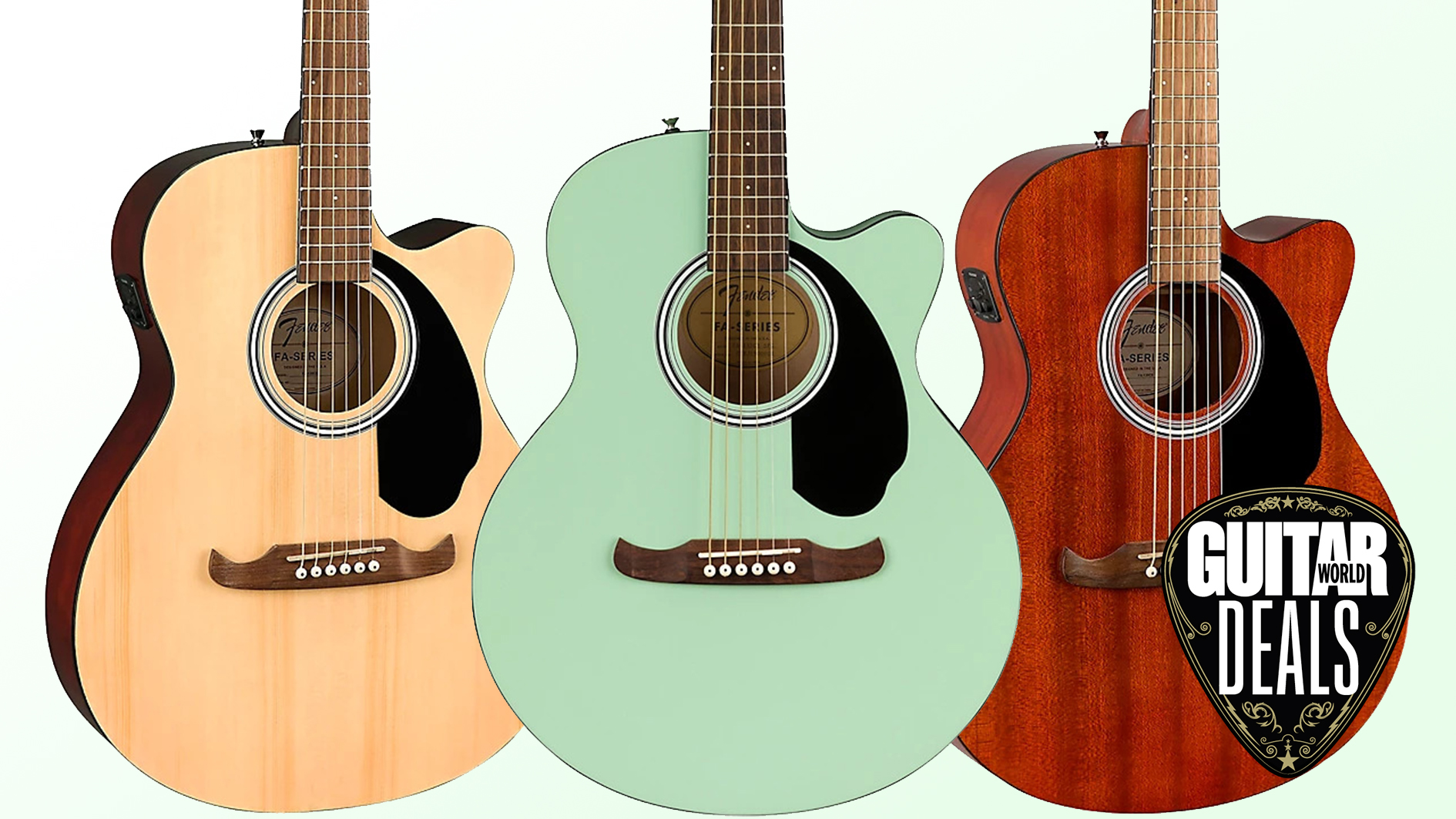 Beginner deal alert: These Fender FA-135CE acoustic-electrics are