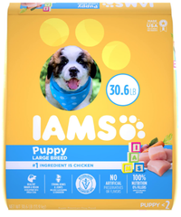 Iams Puppy Dry Dog Food, Chicken, All Breed Sizes RRP: $32.98 | Now:$24.98 | Save: $8.00 (24%)