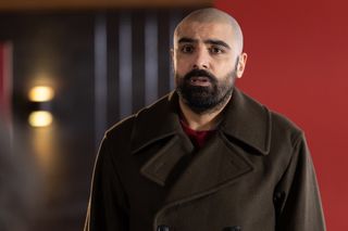 Zain Randeri has been hiding the truth from his wife Misbah in Hollyoaks.