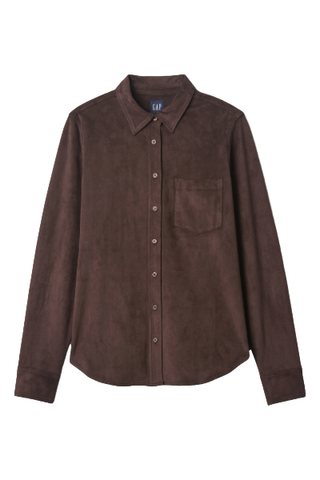 Gap Vegan Suede Classic Shirt 